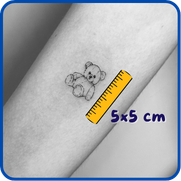 Tatuaje de Ejemplo Juego 5cm
